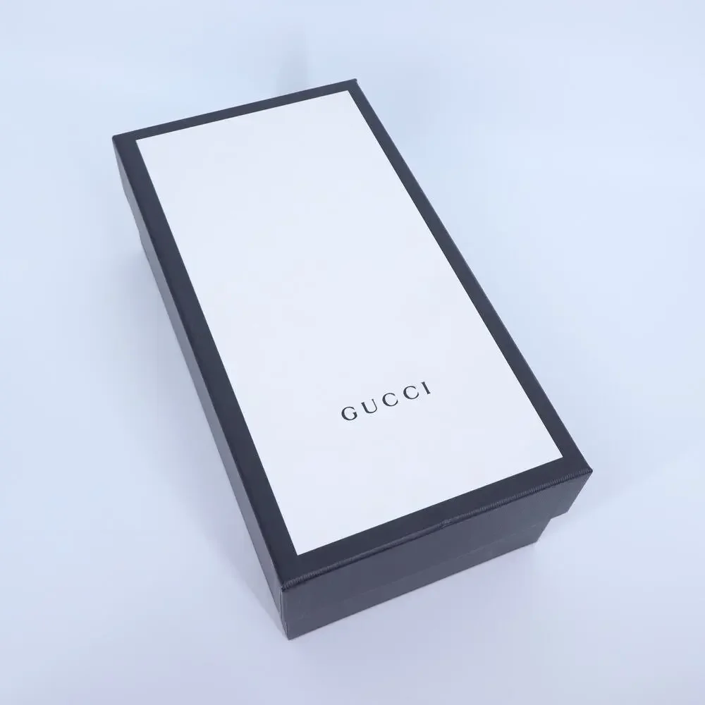 GUCCI Black and White Shoe Size Gift Box 12.5x6.5x4.25